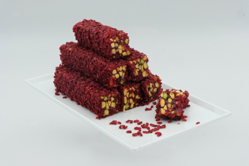Turkish Delight with Zerc, Pomegranate and Pistachio Wick