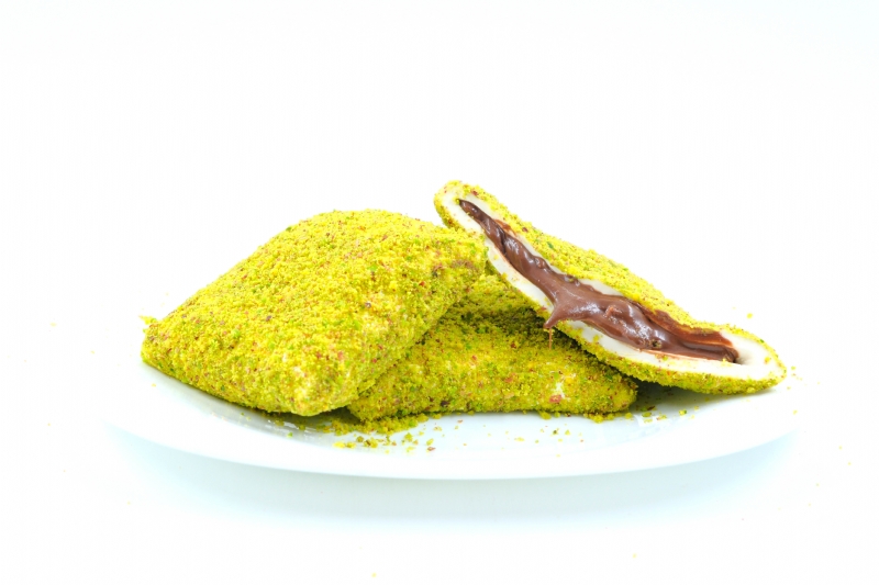 Toz Fıstıklı Muska Lokum