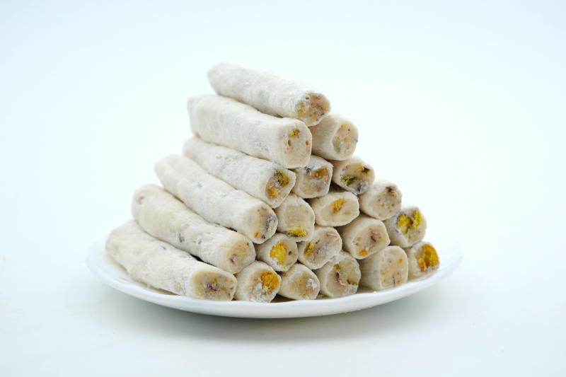 Sütlü Fıstıklı Parmak Lokum
