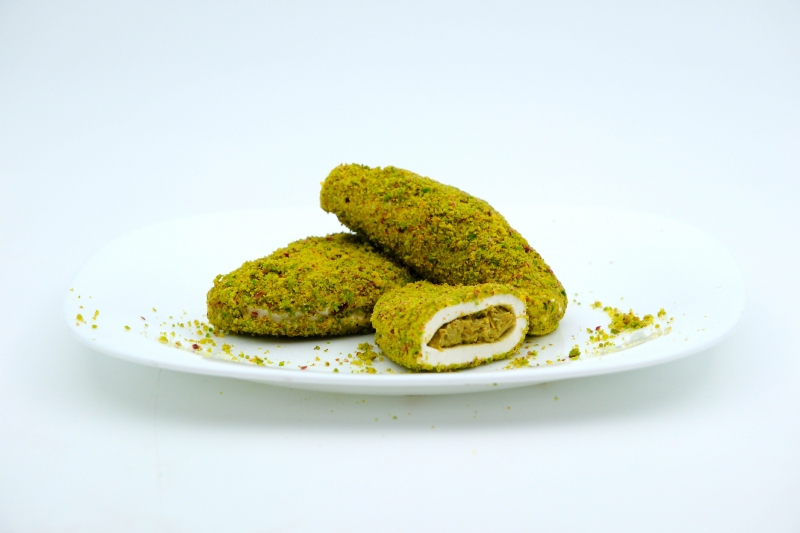 Toz Fıstıklı Hilal Lokum