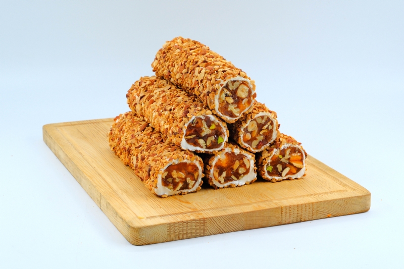 Turkish Delight with Almonds and Mixed Nuts